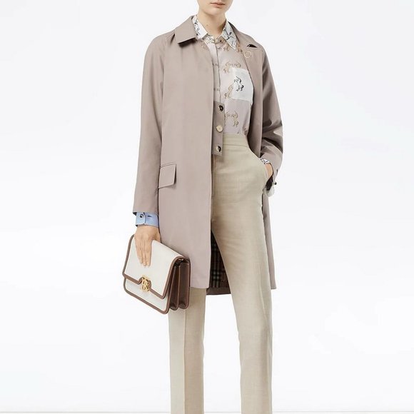 NWT Burberry Bodmin Macintosh Cotton Mid-length Jacket - Picture 2 of 16